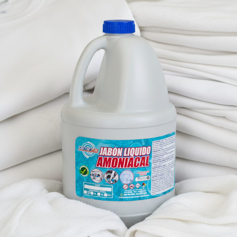 Envase de Jabón Líquido Amoniacal Deterya, potente limpiador desengrasante para pisos, baldosas, superficies con suciedad pesada y ropa blanca.