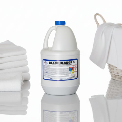 Envase de Blanqueador Desinfectante Deterya con hipoclorito de sodio al 5.25% para desinfección de superficies y blanqueo de ropa en Bogotá.