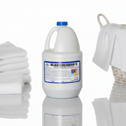Envase de Blanqueador Desinfectante Deterya con hipoclorito de sodio al 5.25% para desinfección de superficies y blanqueo de ropa en Bogotá.