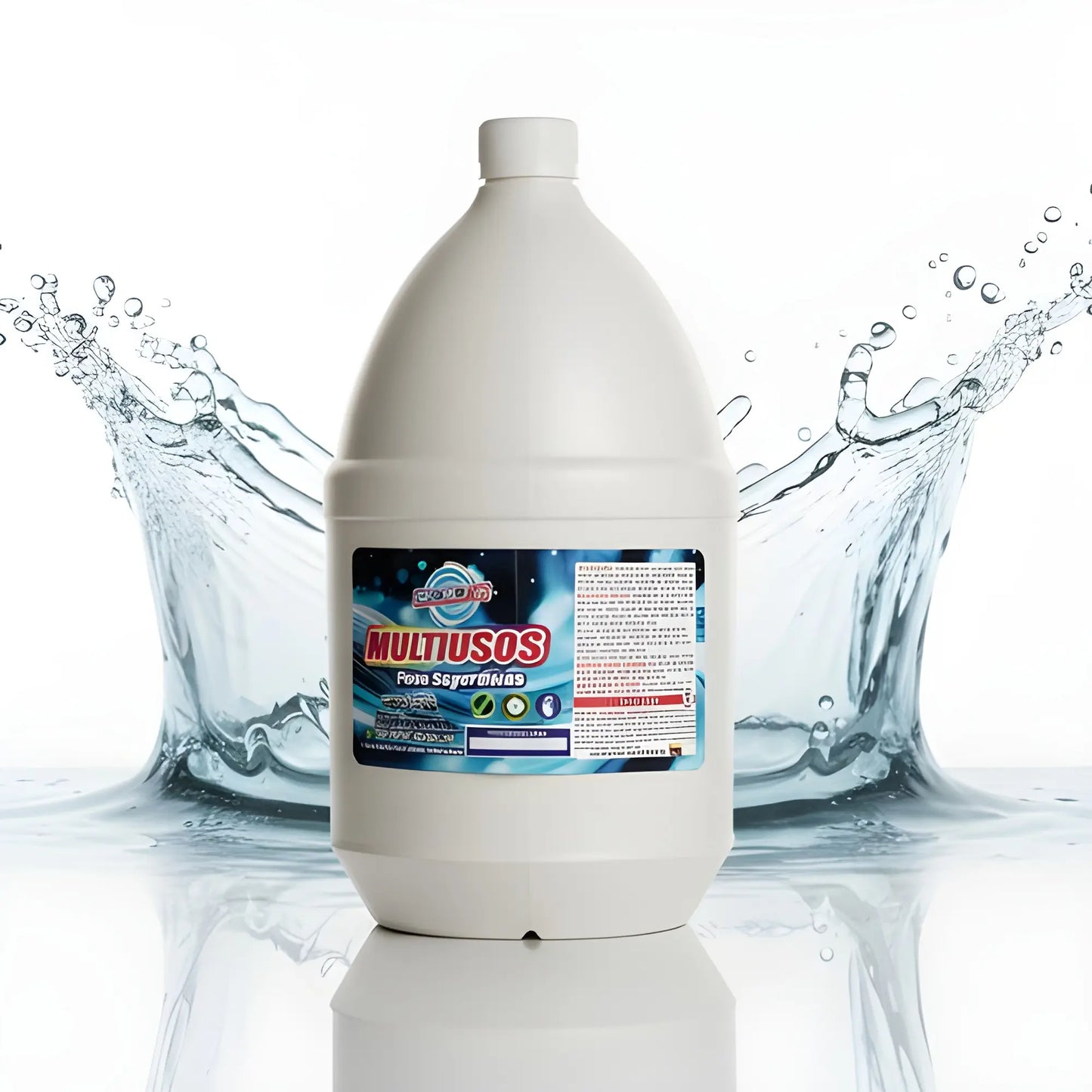 Envase de Detergente Líquido Multiusos Deterya, jabón biodegradable para limpieza de pisos, paredes y superficies en general, disponible en Bogotá.